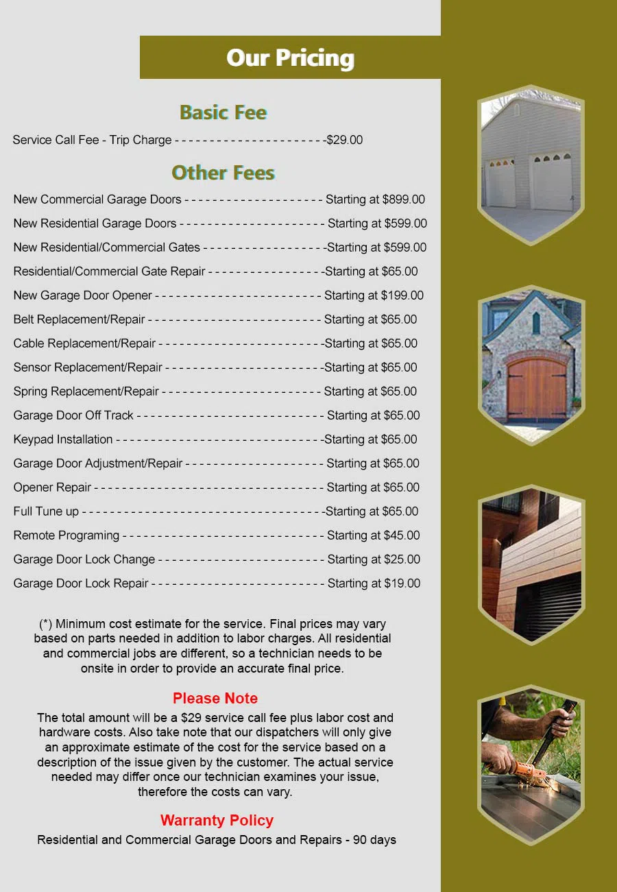 HighTech Garage Doors Bensalem, PA 215-974-9163